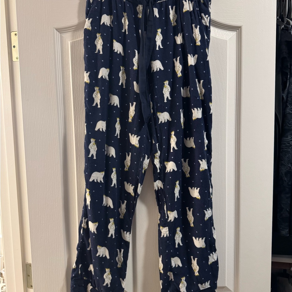 Aerie Navy Pajama Pants with Star Print